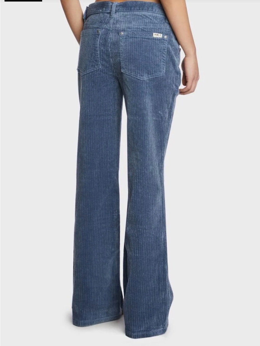 Milk It Blue Corduroy Flare Jeans - Picture 3 of 7